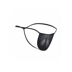 Mob - tanga transparente con forma de t negro tallas - 10