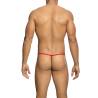 Mob - tanga transparente con forma de t rojo tallas - 3