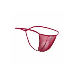 Mob - tanga transparente con forma de t rojo talla s/m Mob - tanga transparente con forma de t rojo talla s/m