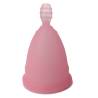 Nina Cup rosa talla S boca abajo