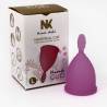 Nina Cup lila talla L junto a su caja