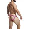Mob - dngeon jockstrap anillo para el pene rosa talla única - 4