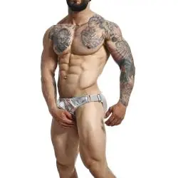 Mob - dngeon jockstrap anillo para el pene plateado talla única