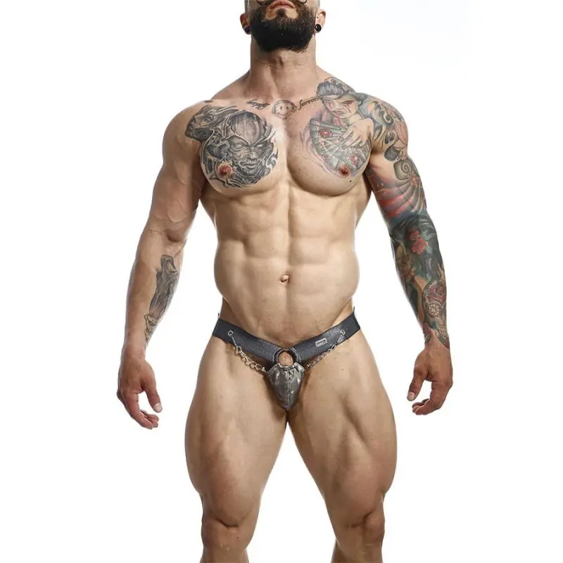 Mob - dngeon jockstrap a presión gris talla única Mob - dngeon jockstrap a presión gris talla única