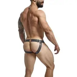 Mob - dngeon jockstrap a presión gris talla única Mob - dngeon jockstrap a presión gris talla única