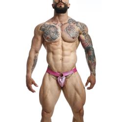 Mob - dngeon jockstrap a presión rosa talla única