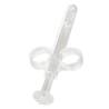 Aplicador XL Lube Tube transparente, en diagonal