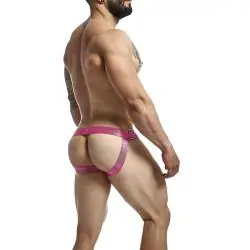 Mob - dngeon jockstrap a presión rosa talla única
