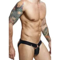 Mob - dngeon jockstrap de cadena negra talla única