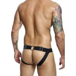 Mob - dngeon jockstrap de cadena negra talla única
