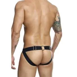 Mob - dngeon jockstrap de cadena negra talla única
