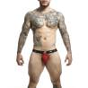 Mob - dngeon jockstrap rojo con cadenas talla única - 1