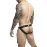 Mob - dngeon jockstrap rojo con cadenas talla única - 4