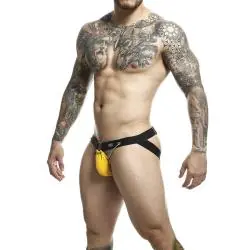 Mob - dngeon jockstrap amarillo con cadenas talla única