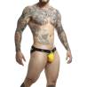 Mob - dngeon jockstrap amarillo con cadenas talla única - 3
