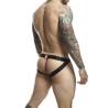 Mob - dngeon jockstrap amarillo con cadenas talla única - 4