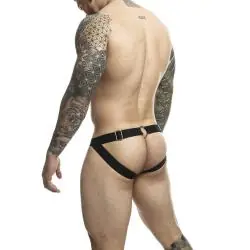 Mob - dngeon jockstrap amarillo con cadenas talla única