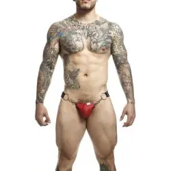 Mob - dngeon jockstrap a presión rojo talla única