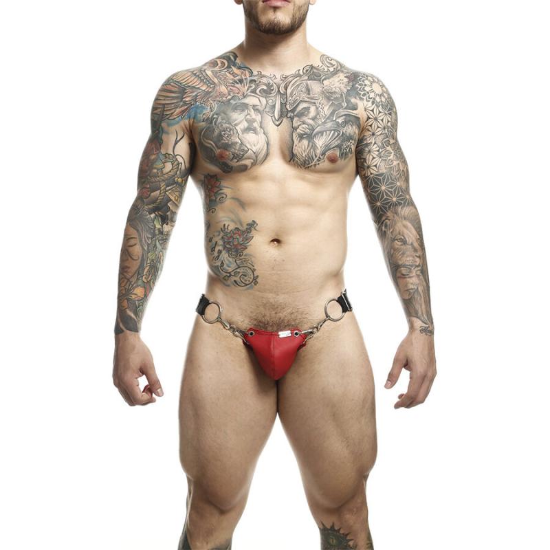Mob - dngeon jockstrap a presión rojo talla única