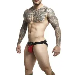 Mob - dngeon jockstrap deportista rojo talla única