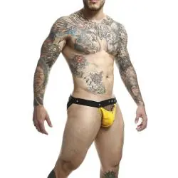 Mob - dngeon jockstrap deportista amarillo talla única