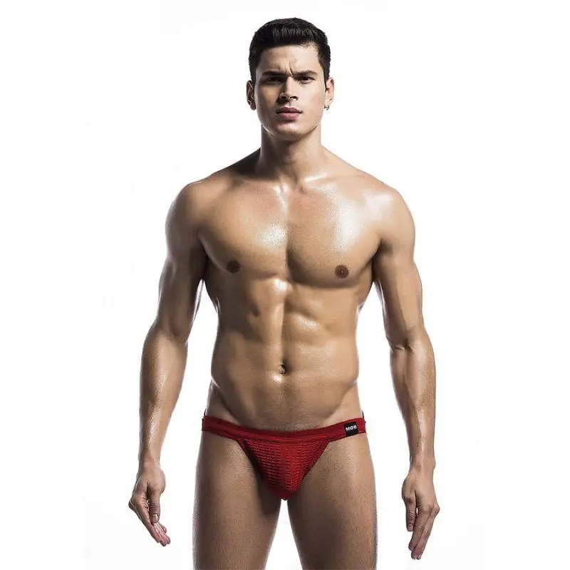 Mob - bañador fetish jockstrap rojo talla s