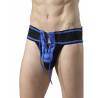 Mob - fetish jockstrap fútbol azul tallas - 1