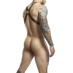 Mob - dngeon arnés de espalda cruzada verde talla única Mob - dngeon arnés de espalda cruzada verde talla única