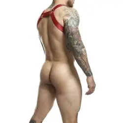 Mob - dngeon arnés rojo de espalda recta talla única Mob - dngeon arnés rojo de espalda recta talla única