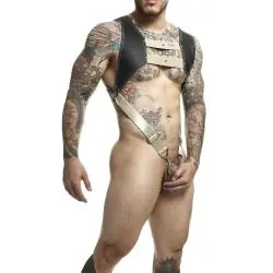 Mob - dngeon arnés con anillo dorado para el pene talla únicas Mob - dngeon arnés con anillo dorado para el pene talla únicas