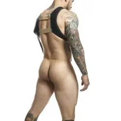 Mob - dngeon arnés con anillo dorado para el pene talla únicas Mob - dngeon arnés con anillo dorado para el pene talla únicas