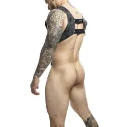 Mob - dngeon arnés con anillo plateado para el pene talla únicas Mob - dngeon arnés con anillo plateado para el pene talla únicas