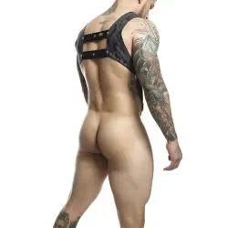 Mob - dngeon arnés con anillo plateado para el pene talla únicas Mob - dngeon arnés con anillo plateado para el pene talla únicas