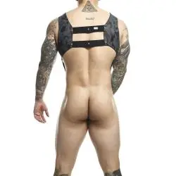 Mob - dngeon arnés con anillo plateado para el pene talla únicas Mob - dngeon arnés con anillo plateado para el pene talla únicas