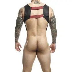 Mob - dngeon arnés con anillo rojo para el pene talla únicas Mob - dngeon arnés con anillo rojo para el pene talla únicas