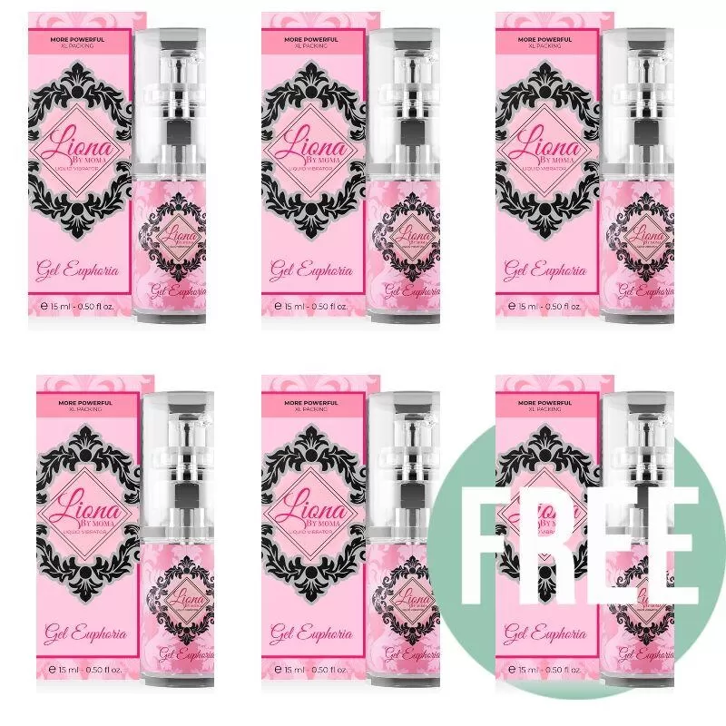 Liona by moma - vibrador liquido euphoria gel 15 ml 5+1 gratis