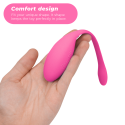 Infografía del ajuste flexible de We-Vibe Jive