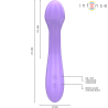 Intense - becky vibrador 19 cm calentable 7 vibraciones morado - 6