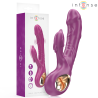 Intense - halle vibrador multifunción con lengua estimuladora en forma de delfín morado - 1