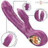Intense - halle vibrador multifunción con lengua estimuladora en forma de delfín morado - 2