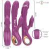 Intense - halle vibrador multifunción con lengua estimuladora en forma de delfín morado - 3