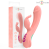 Intense Rachel vibrador rabbit rosa junto a su caja