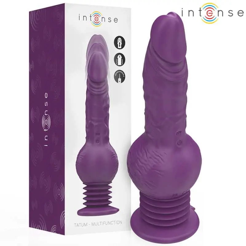 Intense - tatum vibrador multifunción con vibración up and down 24 cm morado Intense - tatum vibrador multifunción con vibración up and down 24 cm morado