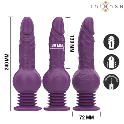 Intense - tatum vibrador multifunción con vibración up and down 24 cm morado Intense - tatum vibrador multifunción con vibración up and down 24 cm morado