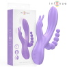 Intense - miko triple vibrador rabbit & estimulador & anal 7 vibraciones morado - 1