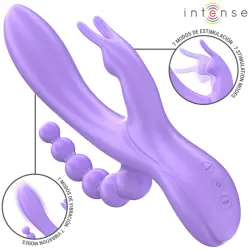 Intense - miko triple vibrador rabbit & estimulador & anal 7 vibraciones morado Intense - miko triple vibrador rabbit & estimulador & anal 7 vibraciones morado