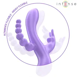 Intense - miko triple vibrador rabbit & estimulador & anal 7 vibraciones morado Intense - miko triple vibrador rabbit & estimulador & anal 7 vibraciones morado