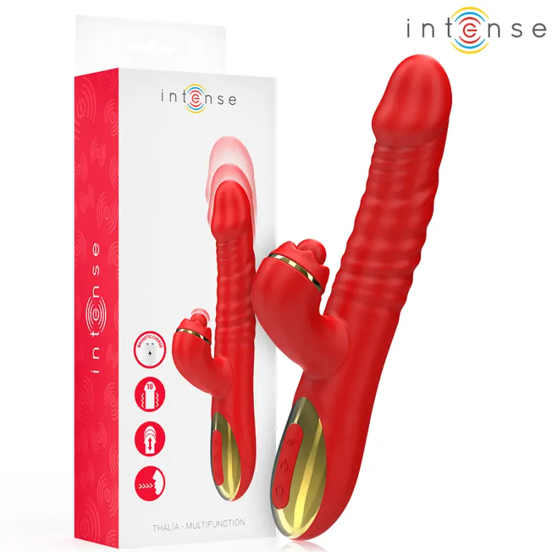 Intense - thalia vibración & empuje & estimulación rojo Intense - thalia vibración & empuje & estimulación rojo