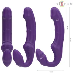 Intense - jill vibrador doble 20 cm violeta control remoto Intense - jill vibrador doble 20 cm violeta control remoto