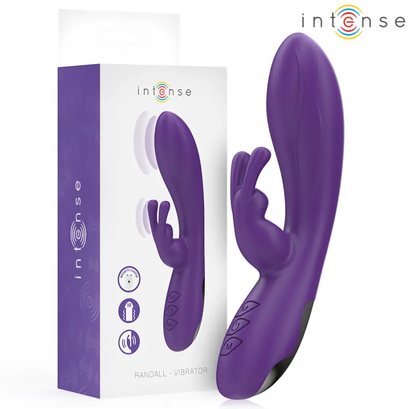 Intense - randall vibrador rabbit 10 vibraciones morado Intense - randall vibrador rabbit 10 vibraciones morado